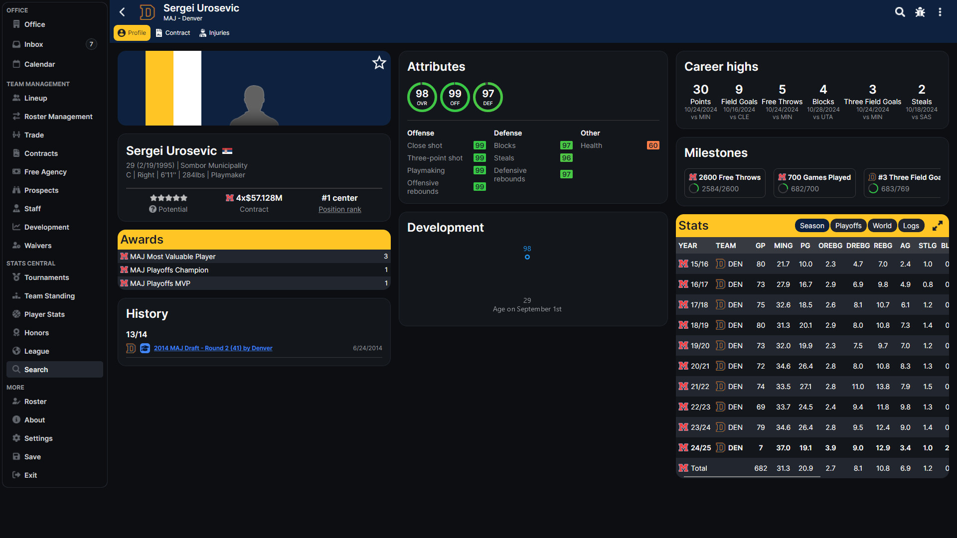 #4. Basketball Legacy Manager 26 (Steam) By: Basketball Legacy Manager