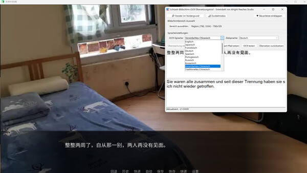 Инструмент OCR-перевода экрана в реальном времени.