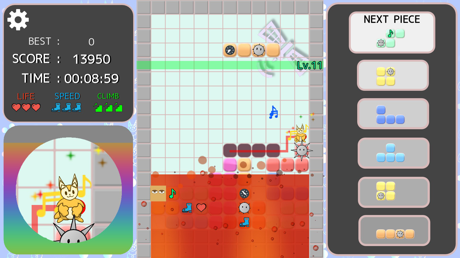 #4. Climb! NYARUMA Action Puzzle (Steam) Göre: CoMuCreator