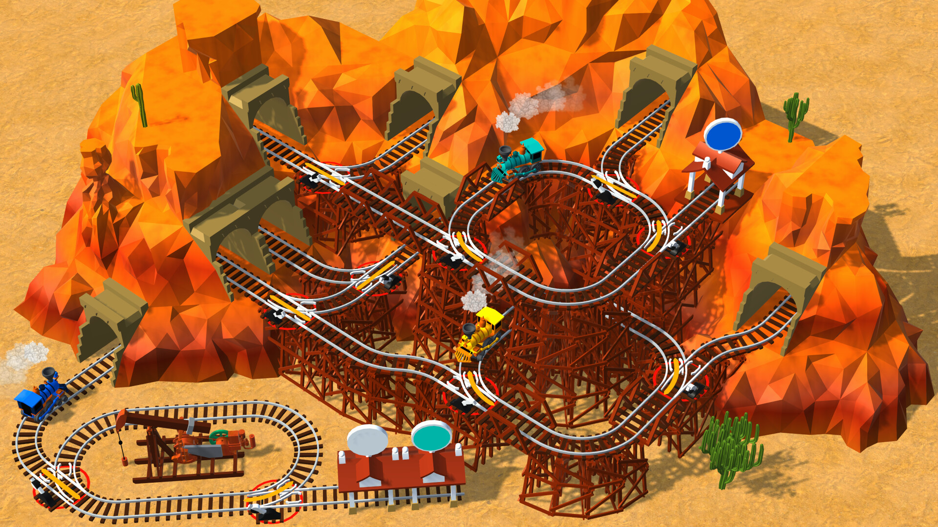 #9. Train Maze Master (Steam) By: Cat Toast Paradox Studio