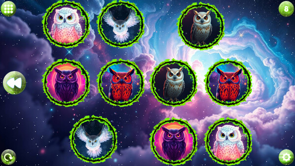 Скриншот 4 из игры Space Memory: Owls