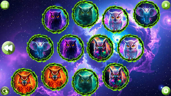Скриншот 5 из игры Space Memory: Owls