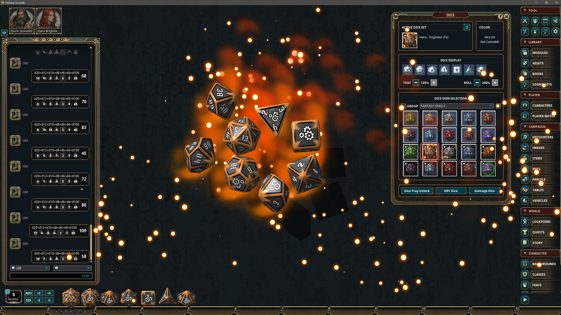 Fantasy Grounds - Fantasy Heroes Dice Pack Volume 2 screenshot 2
