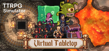 TTRPG Simulator - Virtual Tabletop header art