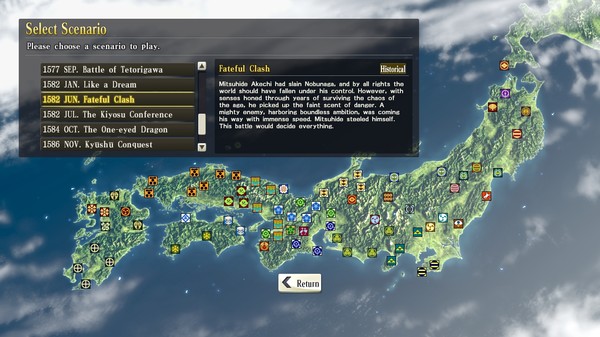 NOBUNAGA'S AMBITION: SoI - Scenario 4 "Fateful Clash"