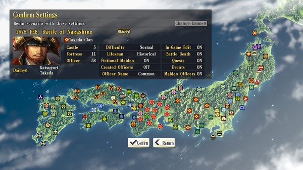 NOBUNAGA'S AMBITION: SoI - Scenario 5 "Battle of Nagashino"