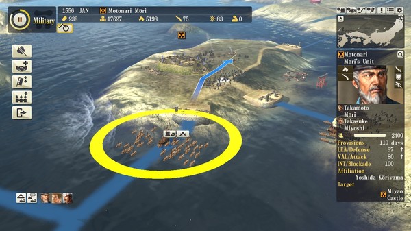 NOBUNAGA'S AMBITION: SoI - Scenario 6 "Battle of Itsukushima"