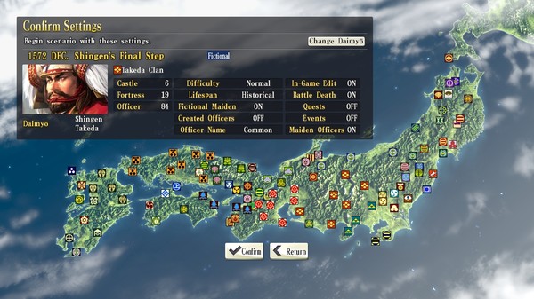 NOBUNAGA'S AMBITION: SoI - Scenario 9 "Shingen's Final Step"