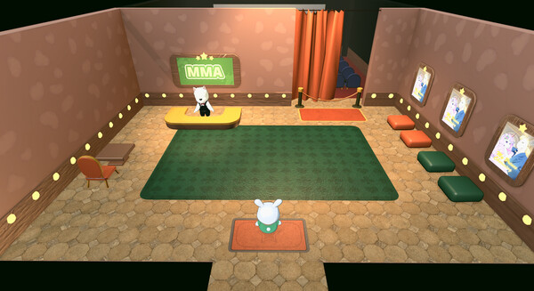 Screenshot of 啵啵奇遇动物城 gameplay showing in-action mechanics