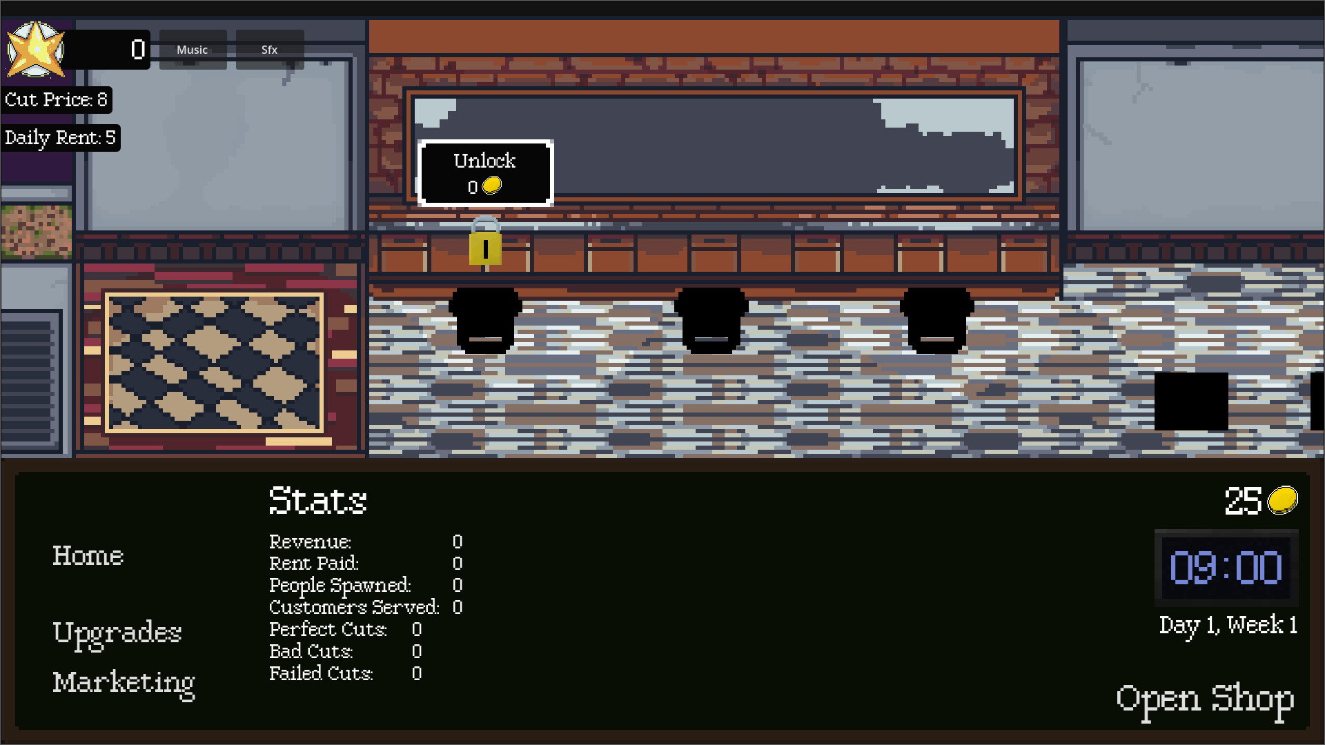 #4. The Barber Shop (Steam) 由: Ayrton Alexis