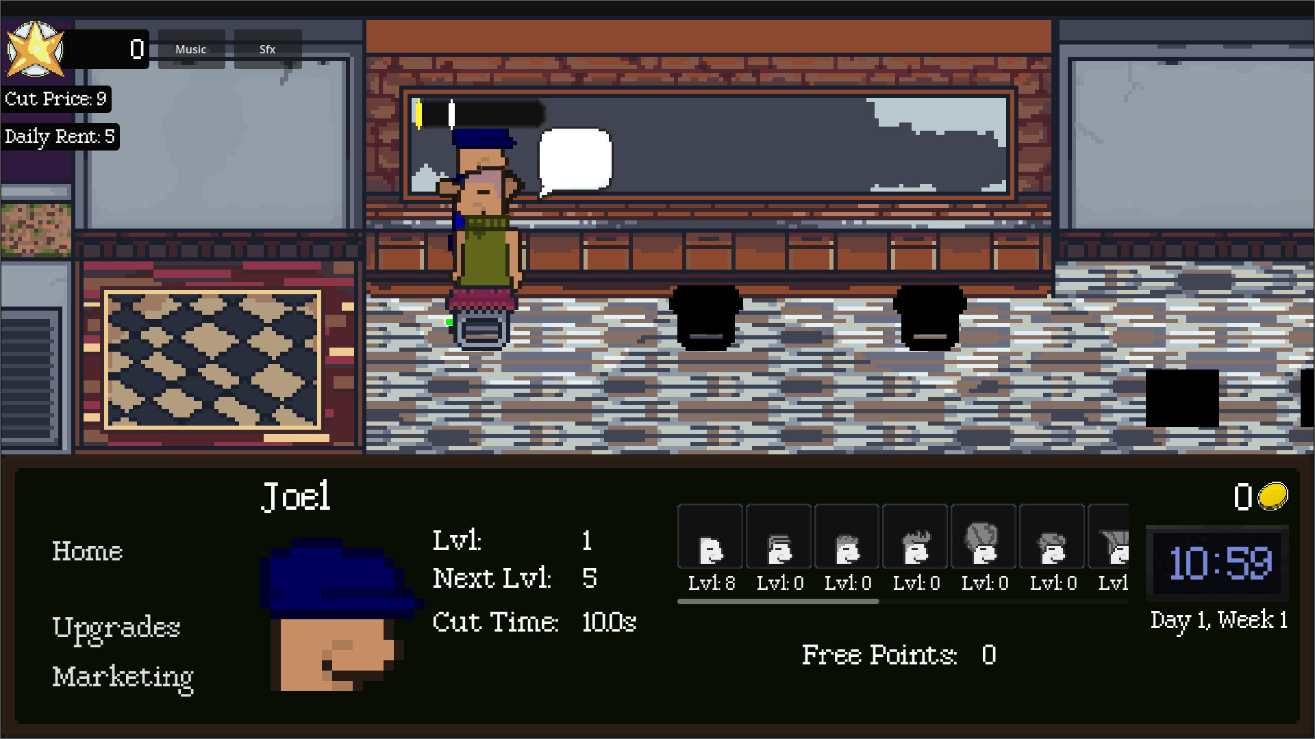 #2. The Barber Shop (Steam) 由: Ayrton Alexis