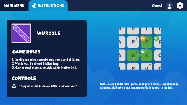 Wurzzle screenshot 2