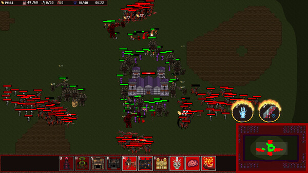 Screenshot of Taste of Blood gameplay showing in-action mechanics