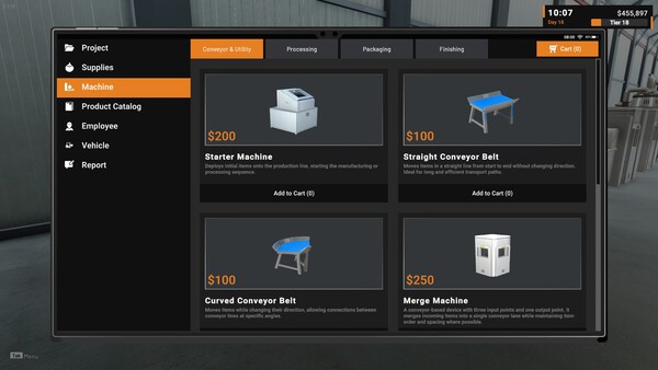 Food Processing Simulator.