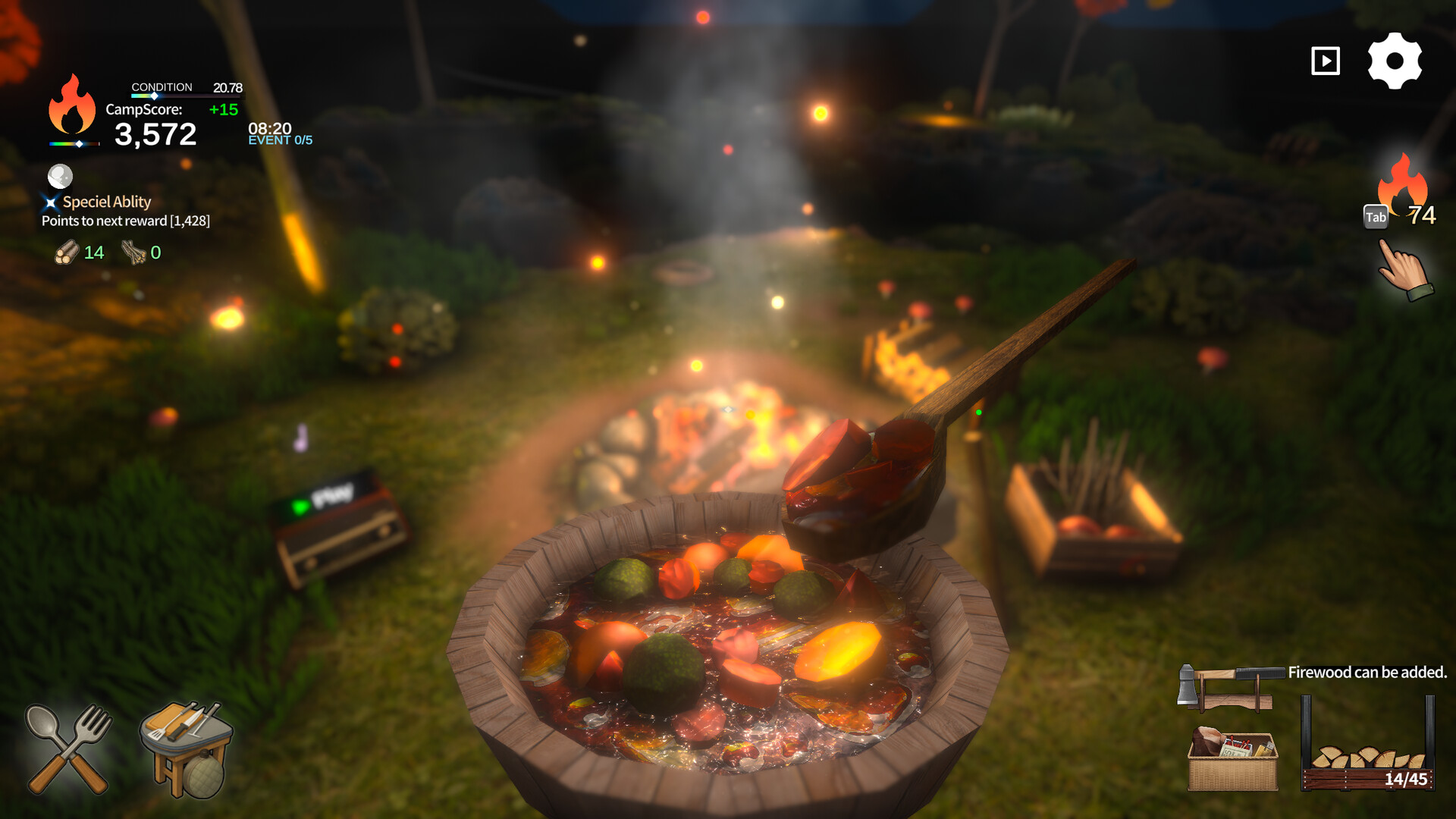 #6. BonFireSimulator Demo (Steam) Bởi: EhanCreative Inc.