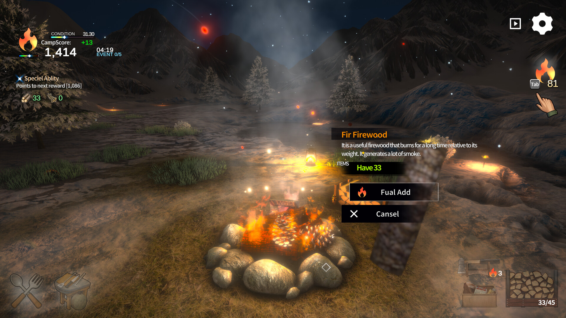 #8. BonFireSimulator Demo (Steam) Bởi: EhanCreative Inc.