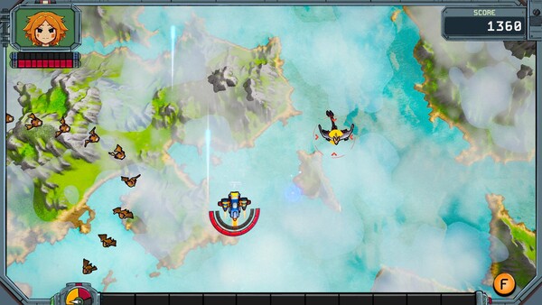 Screenshot of Extinction Core-2005 gameplay showing in-action mechanics