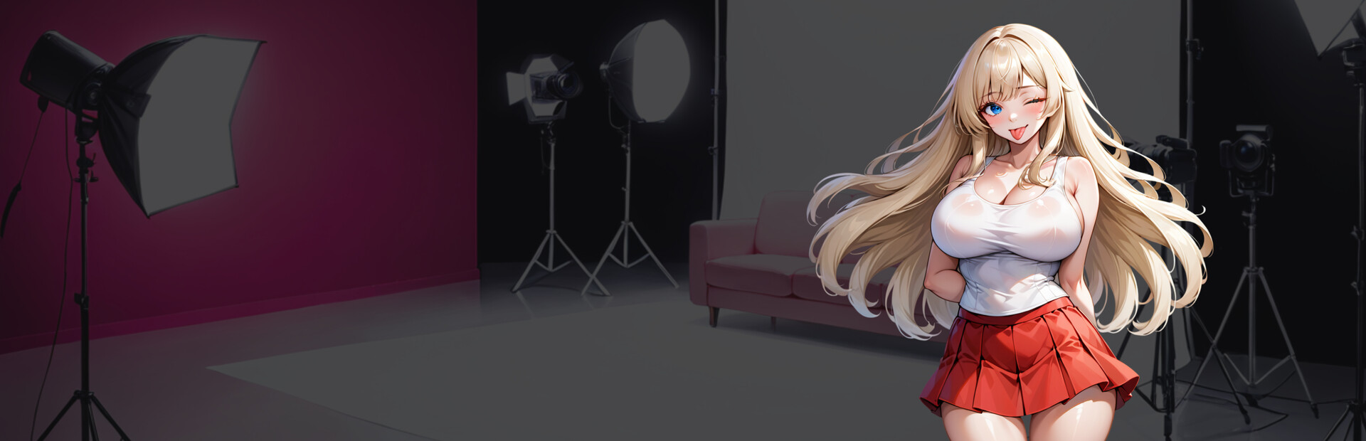 Hentai Novel: Lily is stripping