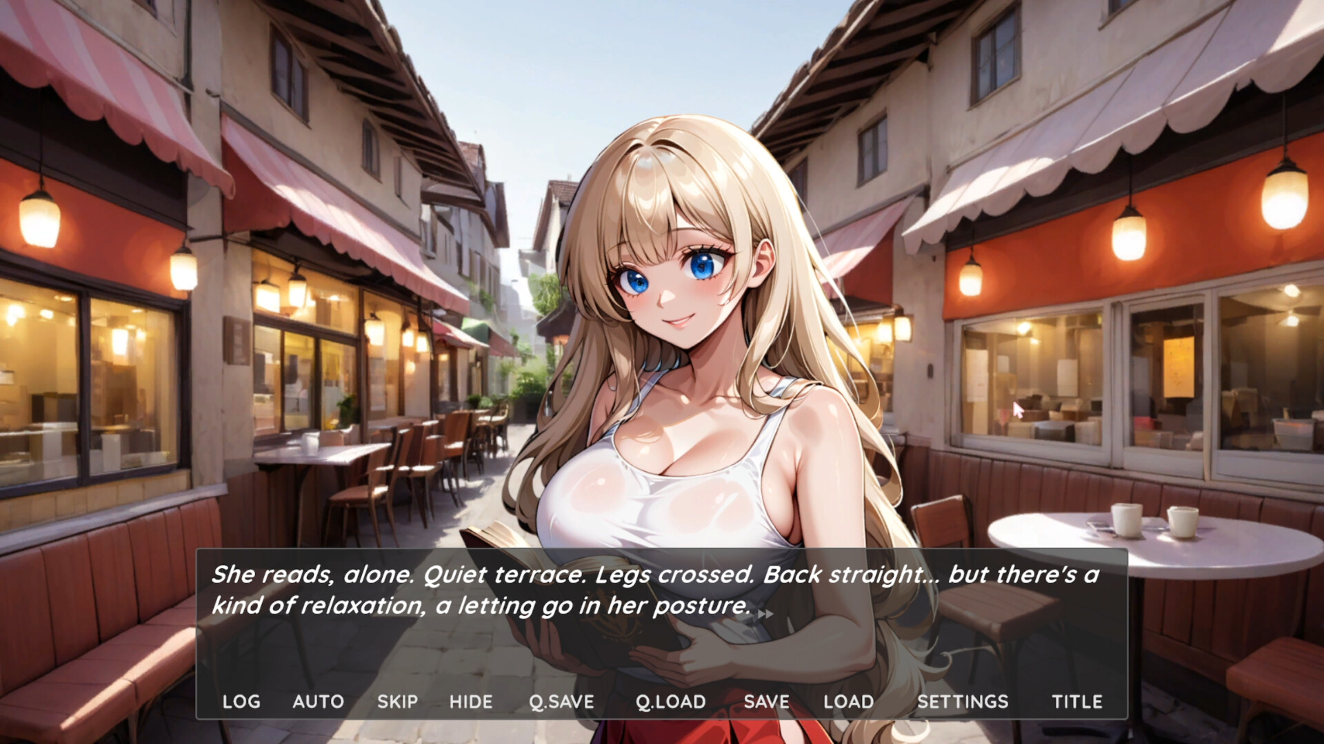 Hentai Novel: Lily is stripping PC gameplay screenshot 1 of 7
