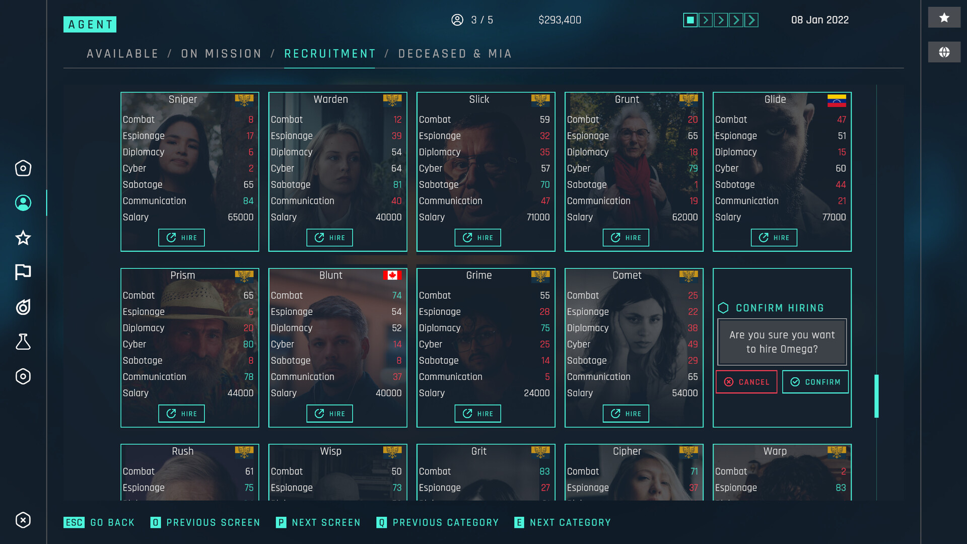 Shadow Division: Spymaster screenshot 3