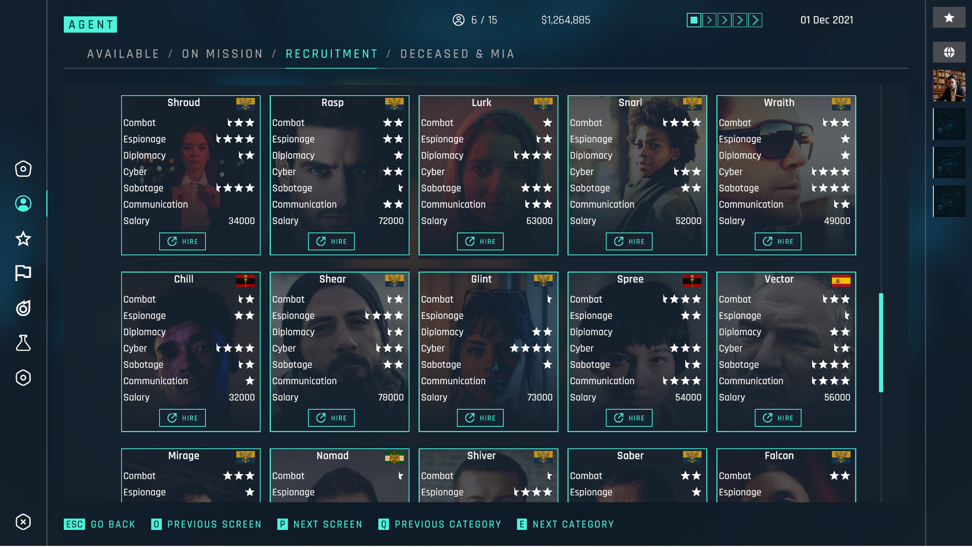 Shadow Division: Spymaster screenshot #3