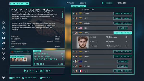 Screenshot 2 of Shadow Division: Spymaster - additional gameplay view