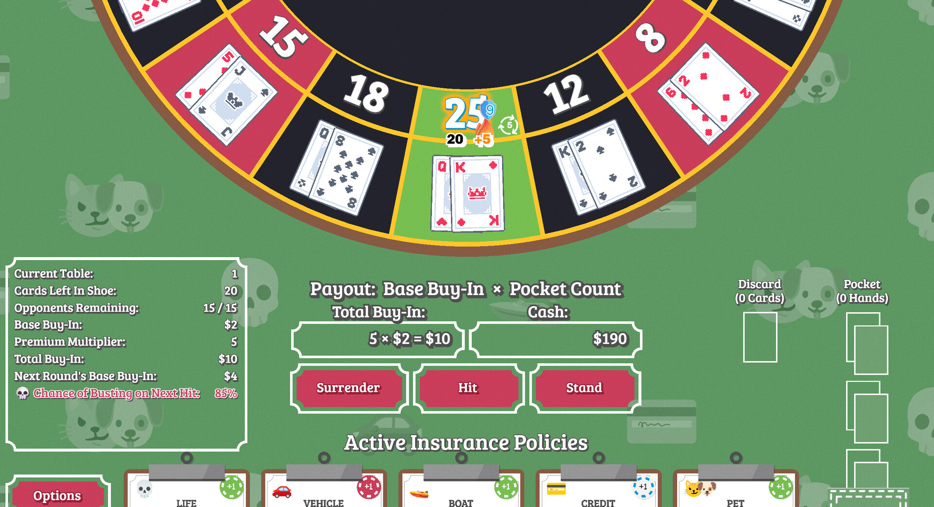 Blackjack Roulette screenshot #3