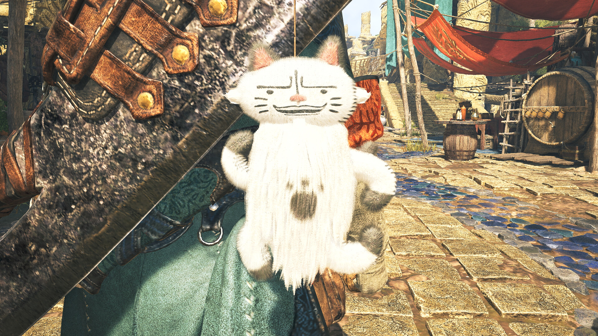 Monster Hunter Wilds - Pendant: White Tubby Turntail Featured Screenshot #1