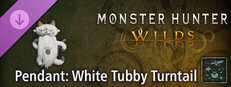 Monster Hunter Wilds - Pendant: White Tubby Turntail