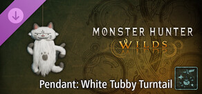 Monster Hunter Wilds - Pendant: White Tubby Turntail