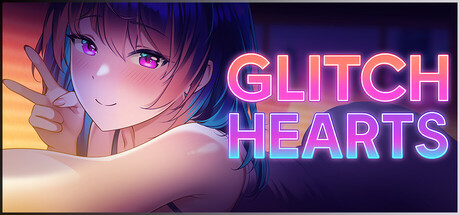 Glitch Hearts Banner