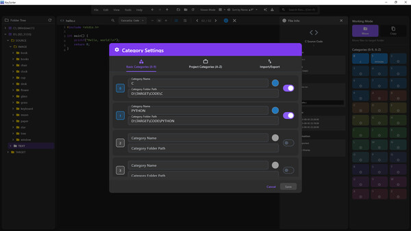 Скриншот из KeySorter