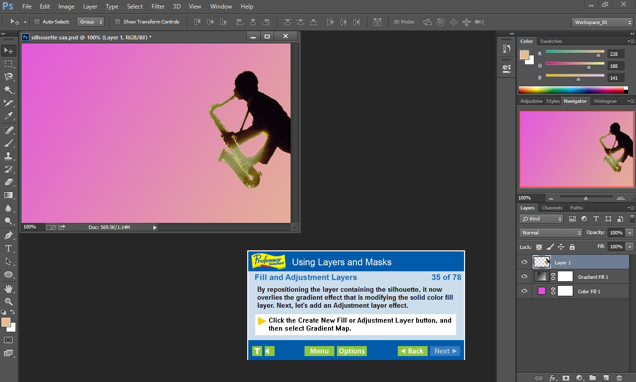 Professor Teaches Photoshop Creative Cloud Featured Screenshot #1