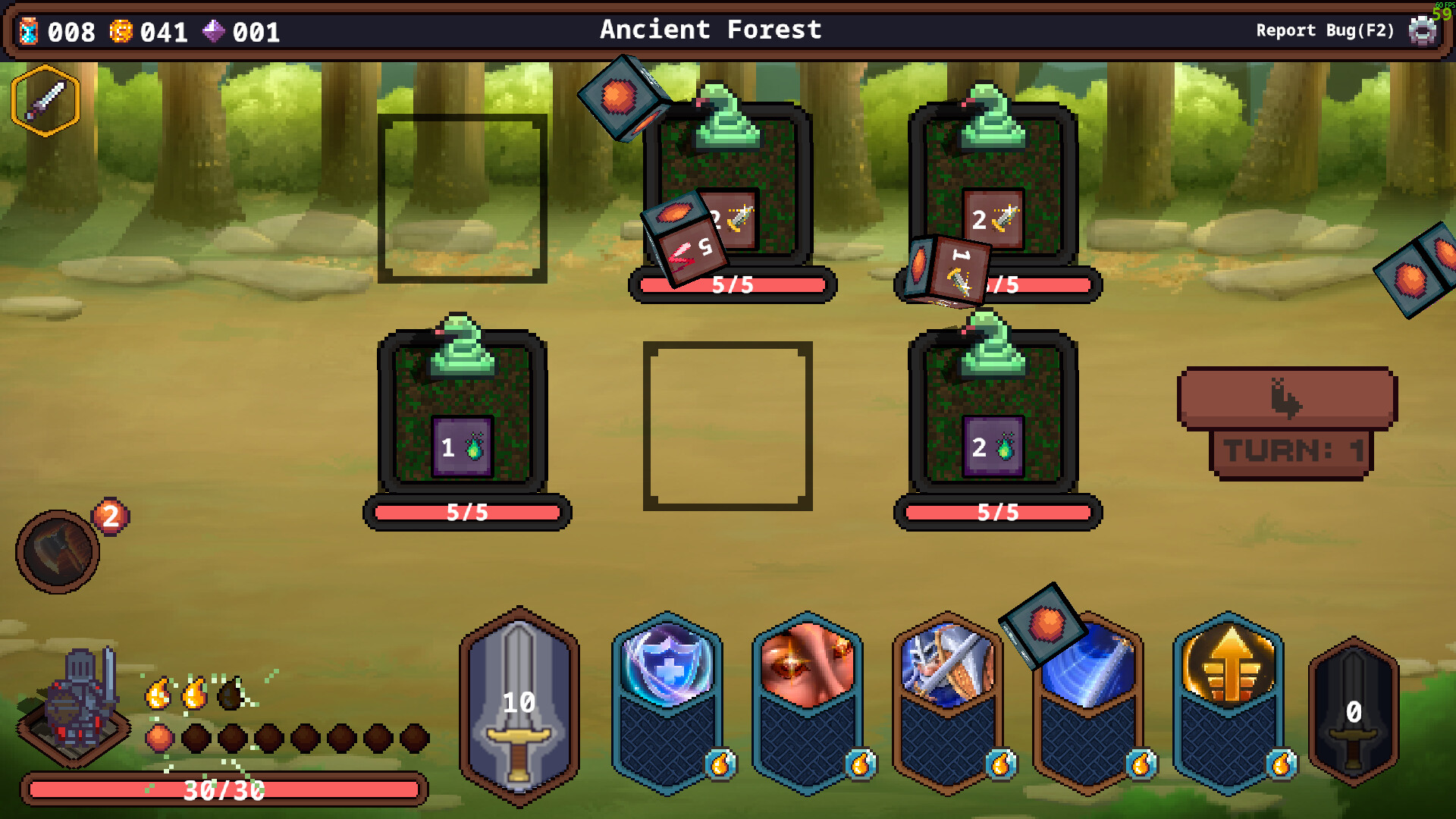 #3. Dice Card Heroes Demo (Steam) 由: David Skoko