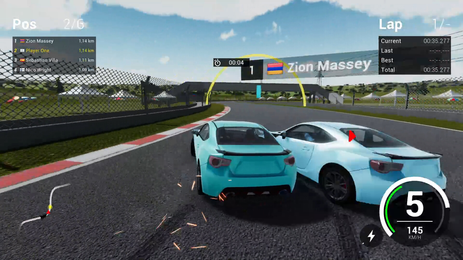 Car Race Simulator screenshot #1