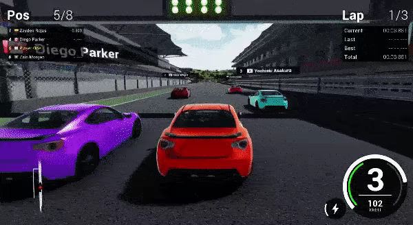 Car Race Simulator video 2