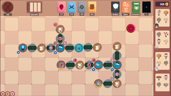 Screenshot of Cater Co. 🍓 gameplay showing in-action mechanics