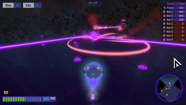 Screenshot of Spheromania gameplay showing in-action mechanics