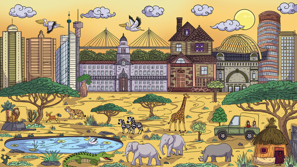 100 Africa Cats - Artbook.