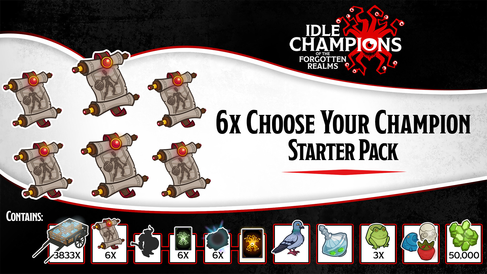 Idle Champions - 6x Choose Your Champion Starter Pack Featured Screenshot #1