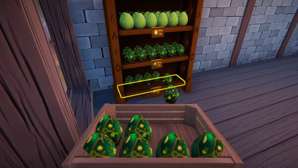 Screenshot of Minsgon Simulator gameplay showing in-action mechanics