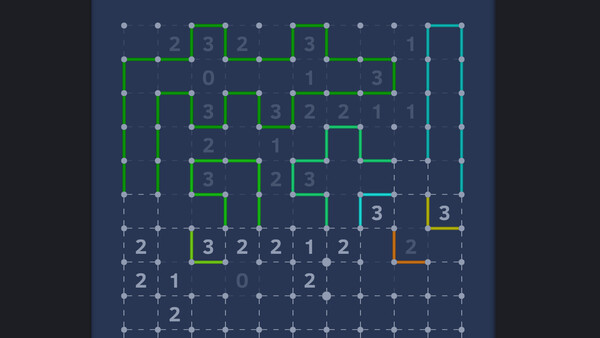 Скриншот 1 из игры Slither Link Plus
