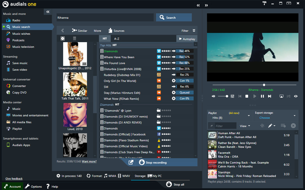 Audials Radiotracker 12 - Upgrade to Audials One Suite Featured Screenshot #1