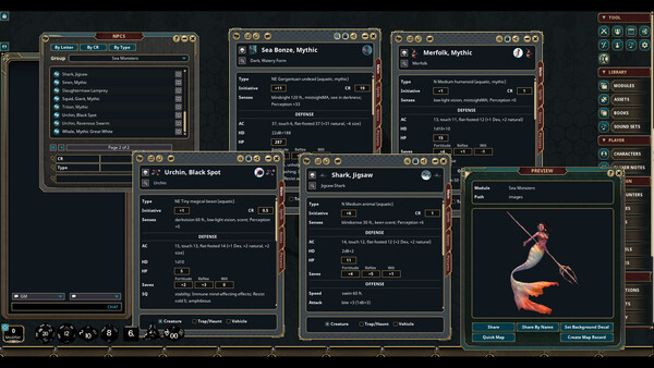 Fantasy Grounds - Sea Monsters