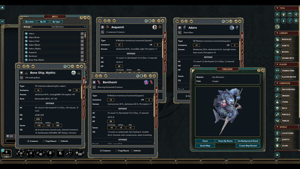 Fantasy Grounds - Sea Monsters