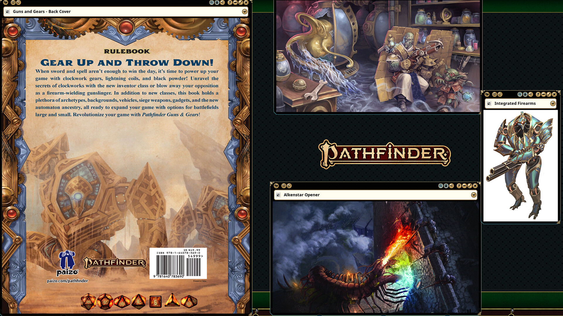 #4. Fantasy Grounds - Pathfinder 2 RPG - Guns & Gears (Remaster) (Steam) 来自: SmiteWorks USA, LLC
