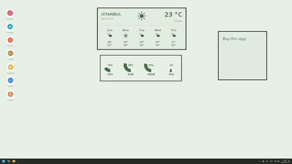 Minimalist Desktop screenshot