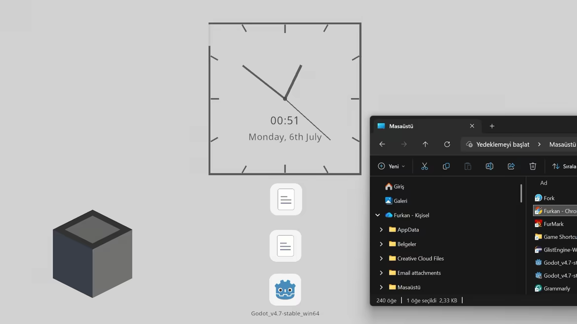 Minimalist Desktop video 1