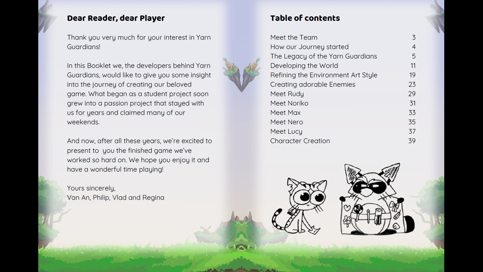 Yarn Guardians – Official Concept Art Bookのスクリーンショット 1