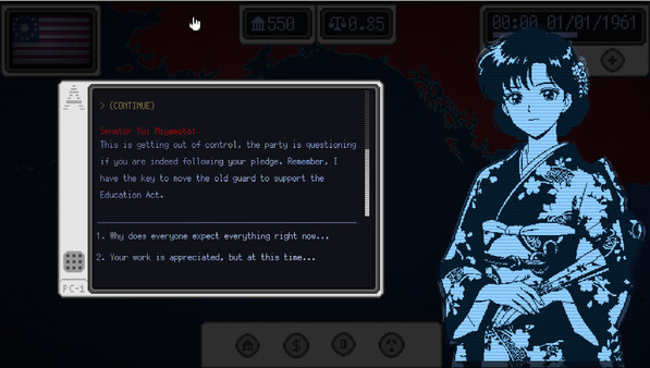Screenshot 2 of Ikigai: An Alternate Cold War Simulator - additional gameplay view